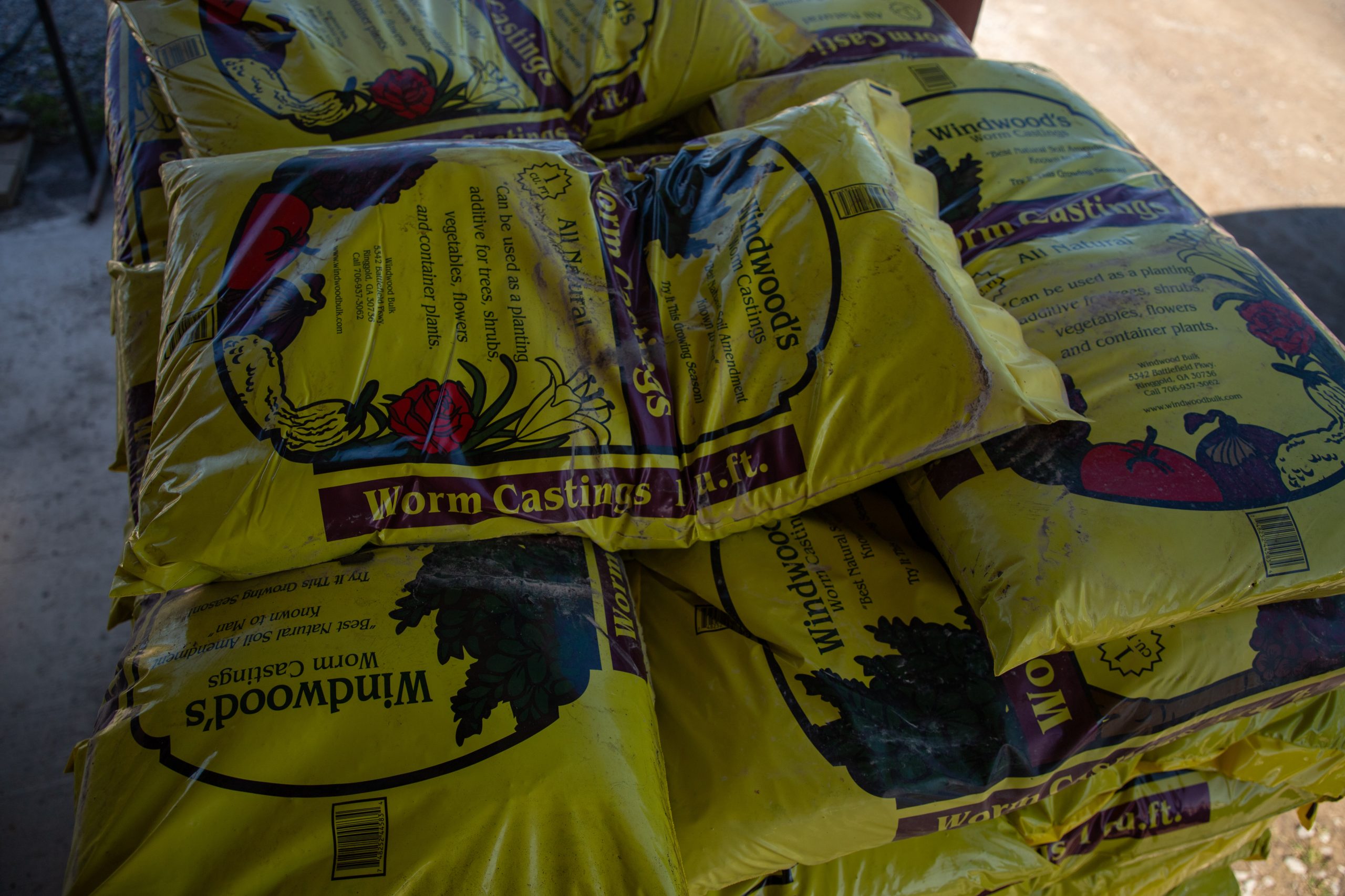 Worm Castings Bags (1) Bagged Worm Castings